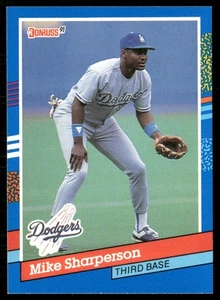 1991 DONRUSS MIKE SHARPERSON LOS ANGELES DODGERS #168 - Picture 1 of 2