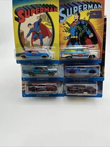 Superman Hot Wheels 2012 New In Box Complete Set Of 6 - Picture 1 of 13