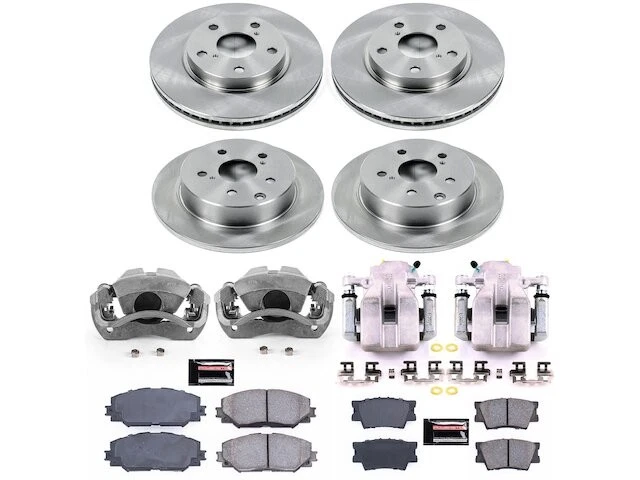 Front and Rear Brake Pad and Rotor Kit For 2011-2018 Toyota RAV4 2012 HG768XZ - Imagem 1 de 1