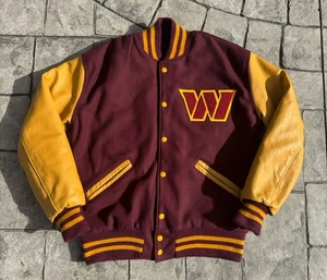 Washington Commanders Wool Varsity Jacket Size Small NFL Football - Picture 1 of 6