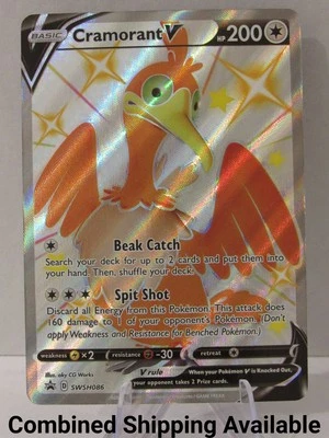 Cramorant V - SWSH086 SWSH: Sword & Shield Promo Cards NM Holo English 14870 - Image 1 of 2