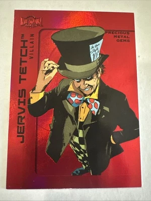 Skybox Metal Universe Batman #197 2025 Jervis Tetch rojo PMG 057/100 Foto 1 de 2