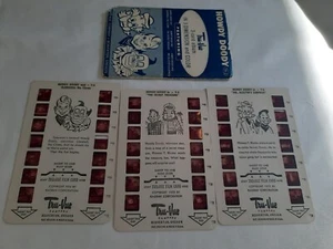 Vintage 1950er Tru Vue Film Karten Set Howdy Doody 3 Karten TA-2 Beschreibung lesen - Bild 1 von 4