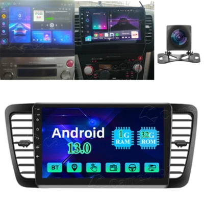 For 2003-2009 Subaru Outback 3 Legacy 4 Stereo Radio Android 13 GPS Navigation - Image 1 of 4