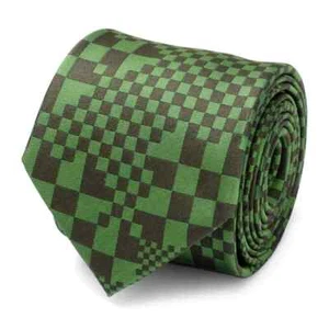 Cravatta uomo Minecraft Hidden Creeper verde - Foto 1 di 5