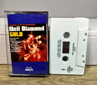 Gold - Neil Diamond - Cassette Tape - MCA Records - MCAC-1683 - Image 1 of 3