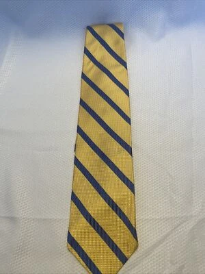 NWT JOS. A. BANK Signature Collection Tie stripe yellow ITALY - Image 1 of 4