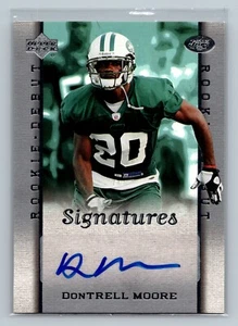 2006 Upper Deck Rookie Debut DonTrell Moore #230 Rookie Auto AU, RC Jets - Bild 1 von 2