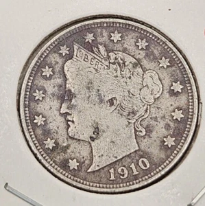 1910 Liberty Head "V" Nickel | FINE Details - Picture 1 of 2