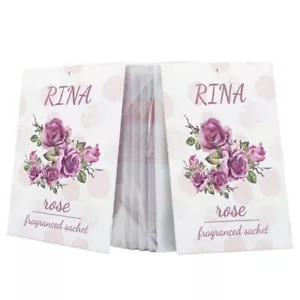 8 Packs Rose Scented Sachet Drawer Bags Home Fragrance Sachet - Picture 1 of 9