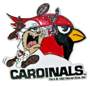 NFL ARIZONA CARDINALS FOOTBALL TAZ TASMANIAN DEVIL 1992 MAGNET - Picture 1 of 1