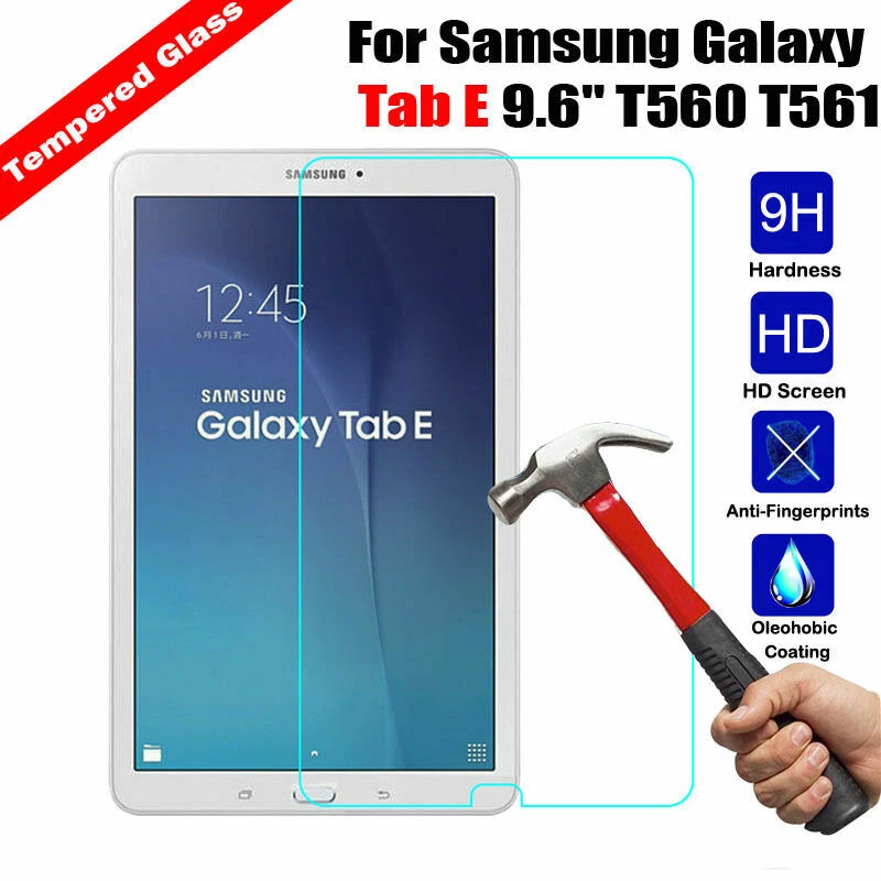 For Samsung Galaxy Tab 3 4 S S2 S4 S5E S6 Tempered Glass Screen Protector New - Image 1 of 4