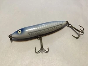 HEDDON ZARA SPOOK NOSE LINE TIE Hvy SALTWATER FISHING LURE BLUE SHORE MINNOW M2 - Picture 1 of 5