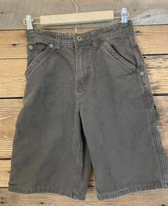 Boys Urban Pipeline Canvas Carpenter Utility Shorts Sz 12 Brown - Picture 1 of 3