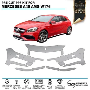 Stoßstange vorne vorgeschnitten PPF Lackschutzfolie Set für Mercedes Benz A45 AMG W176 - Bild 1 von 4