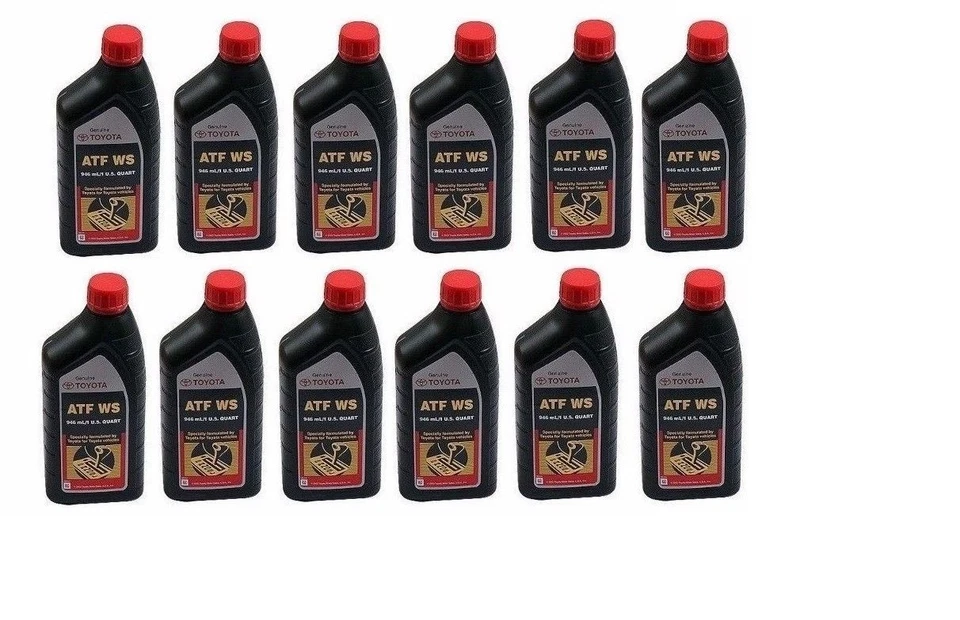 12 Genuine World Standard WS ATF Automatic Transmission Oil Fluid for Toyota - Image 1 of 1