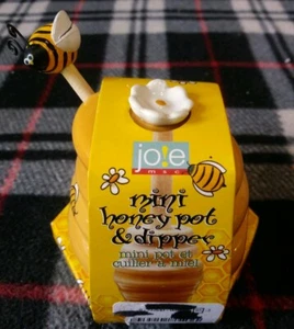New Jo!e Collection Mini Pottery Honey Pot & Dipper MSC International Canada - Bild 1 von 5