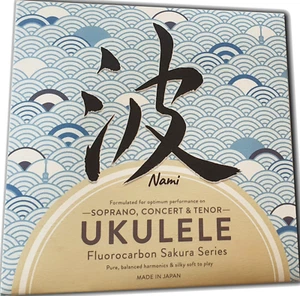 12 pack Ukulele Strings, NAMI Japanese, Fluorocarbon for soprano, concert, tenor - Picture 1 of 11