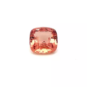 3.58cts Natural Malaya Garnet Gemstone - Cushion Shape - 24392AFR - Picture 1 of 4