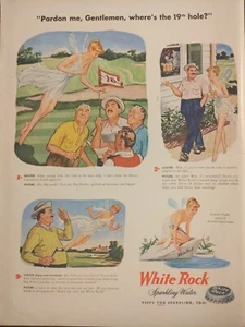 Vintage 1947 White Rock Sparkling Water Print Ad. Post 2. Weltkrieg - Bild 1 von 1