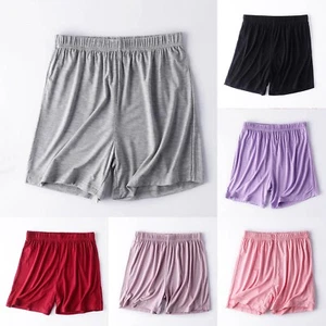 Damen Sommer Freizeit Shorts mit Taschen Loose Fit Strandshorts Pyjamashorts - Bild 1 von 42
