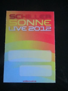 ORIGINAL Satin CREW Pass SCHILLER Concert SONNE Live TOUR Christopher von Deylen - Bild 1 von 1