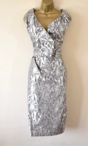 VIVIENNE WESTWOOD Shimmering Jacquard Midi Dress UK 12 Wedding Races Cruise - Picture 1 of 9
