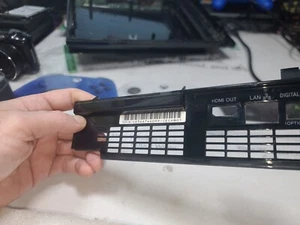 Sony PS3 CECH-B01 PHAT Negro Estuche Trasero Panel de Puerto SOLAMENTE - Bueno-Intacto-LEER - Imagen 1 de 10