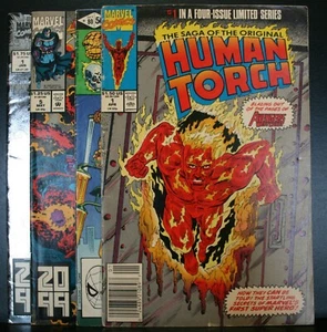4 CÓMICS DE MARVEL DE COLECCIÓN HUMAN ANTORCH THE THING GHOST RIDER DOOM 2099 - Imagen 1 de 9