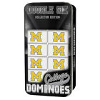 Masterpieces Michigan Wolverines Double-Six Dominoes NEW NCAA Licensed