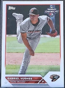 2023 Topps Pro Debut Card #PD-66 Gabriel Hughes Prospect Rookie  - Foto 1 di 2