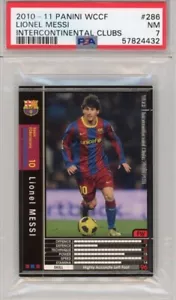 2010 Panini WCCF #286 Lionel Messi PSA 7 NM FCB - Picture 1 of 2