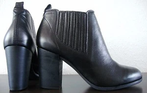 ESPRIT Stiefelette Damen Ankle Boots Leder Schuhe Cukka Schwarz Gr.38 NEU - Bild 1 von 12