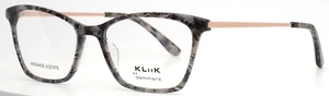 KLiiK 695 S403 Grey Rose Gold Womens Cat Eye Petite Eyeglasses 48-15-135 B:35 - Picture 1 of 15