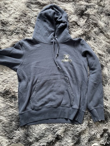VETEMENTS Uniqlo x Disney Topolino Felpa con Cappuccio Pullover Doppio Lato Blu Navy Uomo Taglia M