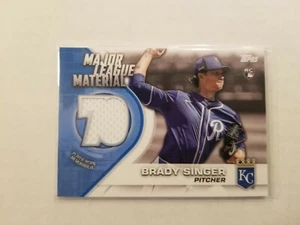 2021 Topps Update Major League Material Jersey Relic Brady Singer RC #MLM-BS - Picture 1 of 1