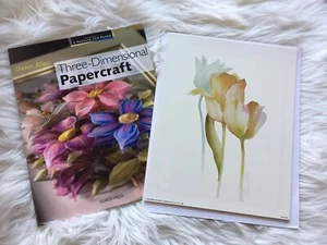 Three Dimentional Papercraft Dawn Allen/ Three Dimension Paper Craft Kit Tulips - Picture 1 of 9