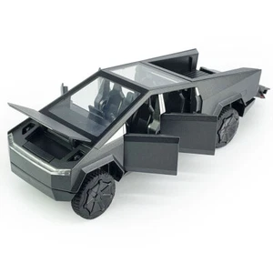 1:32 Tesla Cybertruck Model Car Diecast Toy Cars Pull Back Toys for Boys Black - Picture 1 of 13