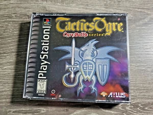 Tactics Ogre (Sony PlayStation 1) PS1 Complete W/ Manual & Registration CIB - Picture 1 of 10