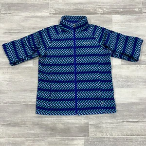Columbia Jacket Girls Extra Large XL 18/20 Blue/Green Fleece Full Zip Sweater - Picture 1 of 12