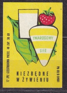 POLAND 1977 Matchbox Label Z#1397 III lb., Essential in nutrition. - Picture 1 of 1
