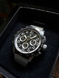 Victorinox Airboss Tricompax 42 mm ETA Chronograph Automatik 241447.1 swiss made - Bild 1 von 9