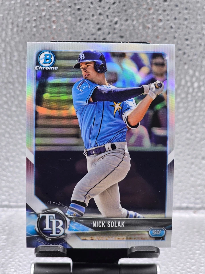2018 Bowman Draft Chrome Nick Solak Prospect Refractor #BDC-46! - Image 1 of 1