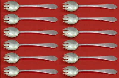 Faneuil by Tiffany & Co. Sterling Silver Ice Cream Fork Set 12 pcs 5 7/8" Custom - Image 1 of 4