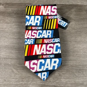 NUEVO CON ETIQUETAS Sears NASCAR Logo Repetición Ralph Marlin Cuello Corbata Logo Estampado Carreras - Imagen 1 de 10