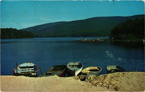 Foto postal vintage 1964 Lake Kanasatka Red Hill NH color largo Florida - Imagen 1 de 2