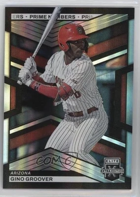 2023 Panini Elite Extra Edition Prime Numbers C /9 Gino Groover #46 - Image 1 of 2