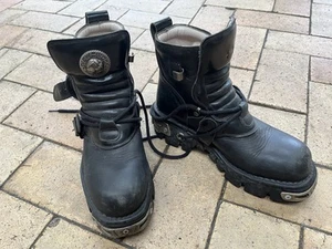 SIZE 41 NEWROCK Boots Platform - Picture 1 of 7