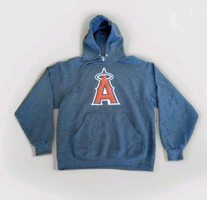 Los Angeles Angels Hoodie Jerzees Men's Large Pullover Pockets Drawstring - Picture 1 of 12