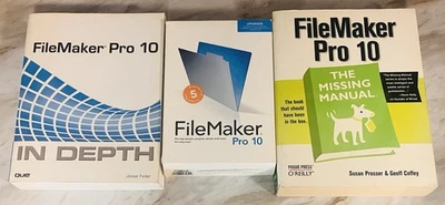 FileMaker Pro 10 Upgrade Confezione 5 Licenze Box Set + 2 Guide Lotto Completo - Immagine 1 di 4